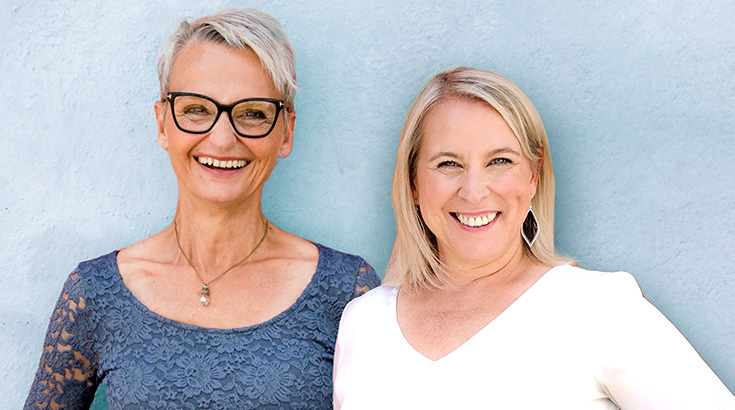 Jutta und Edith von der Happy-By-Choice Academy